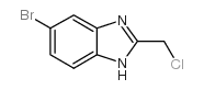 6-溴-2-氯甲基-1H-苯并咪唑结构式