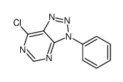 7-chloro-3-phenyltriazolo[4,5-d]pyrimidine结构式