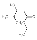ethyl 3-dimethylaminobut-2-enoate结构式