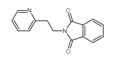 1H-Isoindole-1,3(2H)-dione,2-[2-(2-pyridinyl)ethyl]- Structure