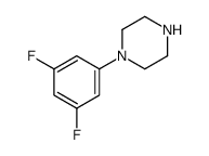 1-(3,5-二氟苯基)哌嗪结构式
