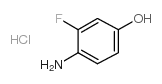 4-AMINO-3-FLUOROPHENOL HYDROCHLORIDE structure