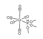 pentacarbonyl(trimethylphosphite)chromium(0) Structure