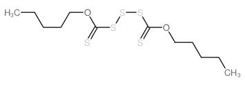 1,3-Bis((pentyloxy)carbothioyl)trisulfane结构式
