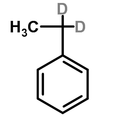 乙基苯-D2结构式