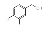 (4-CHLORO-3-FLUOROPHENYL)METHANOL Structure