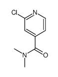 2-氯-N,N-二甲基异烟酰胺结构式