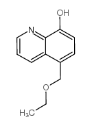 5-乙氧基甲基-8-羟基喹啉结构式