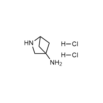 2-氮杂双环[2.1.1]己烷-4-胺二盐酸盐结构式