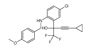 rac 5-氯-α-(环丙基乙炔基)-2-[[[(4-甲氧基苯基)甲基]氨基]-α-(三氟甲基)苯甲醇图片
