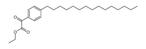 Oxo-(4-pentadecyl-phenyl)-acetic acid ethyl ester Structure
