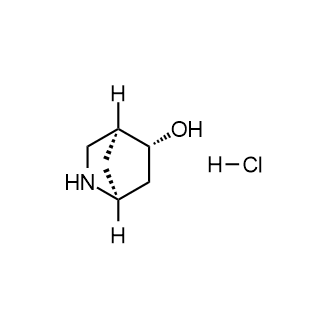 (1S,4S,5R)-2-氮杂双环[2.2.1]庚烷-5-醇盐酸盐结构式