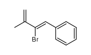 (Z)-2-Bromo-3-methyl-1-phenyl-1,3-butadiene结构式
