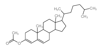 Cholesta-3,5-dien-3-ol,acetate (6CI,7CI,8CI,9CI) Structure