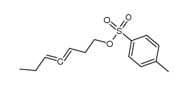 toluene-4-sulfonic acid hepta-3,4-dienyl ester结构式