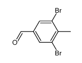 3,5-Dibromo-4-methylbenzylaldehyde Structure