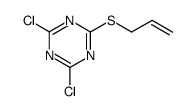 2-allylsulfanyl-4,6-dichloro-[1,3,5]triazine结构式