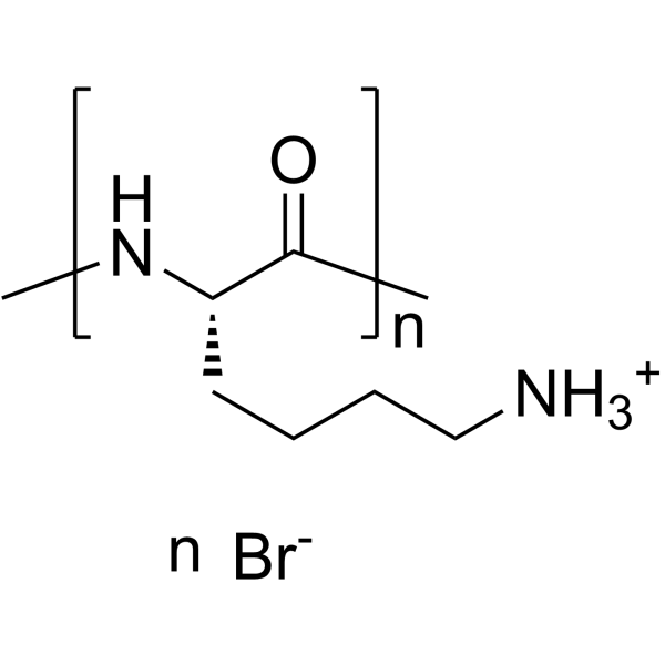 多聚-L-赖氨酸氢溴酸盐结构式