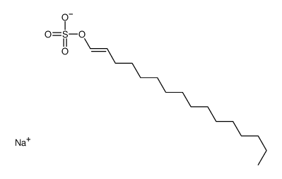sodium hexadecenyl sulphate Structure