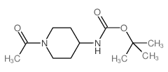 1-ACETYL-4-BOCAMINO-PIPERIDINE Structure