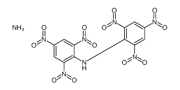 azane,2,4,6-trinitro-N-(2,4,6-trinitrophenyl)aniline结构式
