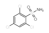 2,4,6-三氯苯磺酰胺结构式
