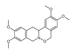 2,3,10,11-tetramethoxy-5,8,13,13a-tetrahydro-benzo[4,5][1,2]oxazino[2,3-b]isoquinoline结构式