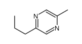 2-methyl-5-propyl-pyrazine Structure