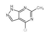 4-Chloro-6-methyl-1H-pyrazolo[3,4-d]pyrimidine Structure