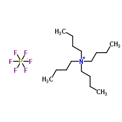 Tetrabutylammonium hexafluorophosphate structure