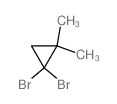 Cyclopropane,1,1-dibromo-2,2-dimethyl- Structure