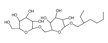 2-ETHYLHEXYL6-O-(ALPHA)-D-GLUCOPYRANOSYL-(ALPHA)-D-GLUCOPYRANOSIDE Structure