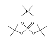 tetramethylammonium di-tert-butyl hydrogen phsophate Structure
