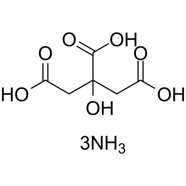 柠檬酸铵结构式