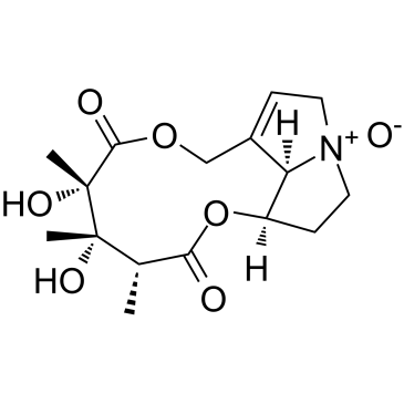 野百合碱N-氧化物结构式