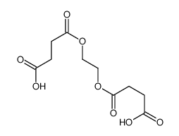 4-[2-(3-carboxypropanoyloxy)ethoxy]-4-oxobutanoic acid Structure