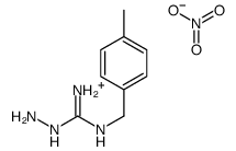 [[N'-[(4-methylphenyl)methyl]carbamimidoyl]amino]azanium,nitrate Structure