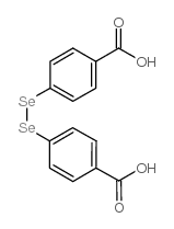 双(4-羧苯基)二硒化物结构式