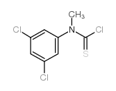 N-(3,5-二氯苯基)-N-甲基-硫代氨基甲酰氯结构式