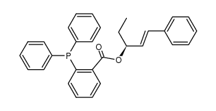 (-)-(S,E)-3-[2-(diphenylphosphanyl)benzoyloxy]-1-phenyl-1-pentene结构式
