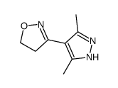 3-(3,5-dimethylpyrazol-4-ylidene)-1,2-oxazolidine Structure