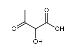 Butanoic acid, 2-hydroxy-3-oxo- (9CI)结构式