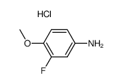3-fluoro-4-methoxy-aniline, hydrochloride Structure