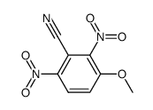 2,6-Dinitro-3-methoxy-benzonitril Structure