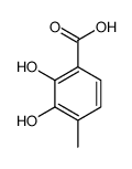 2,3-二羟基-4-甲基苯甲酸结构式