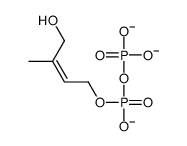 1-Hydroxy-2-methyl-2-(E)-butenyl 4-diphosphate Structure