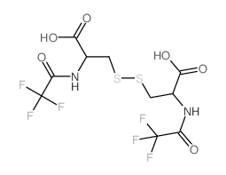 L-Cystine,N,N'-bis(trifluoroacetyl)- (9CI)结构式