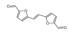 5-[2-(5-formylfuran-2-yl)ethenyl]furan-2-carbaldehyde Structure