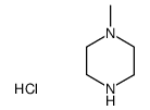 1-methylpiperazine hydrochloride Structure