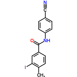 N-(4-Cyanophenyl)-3-iodo-4-methylbenzamide Structure